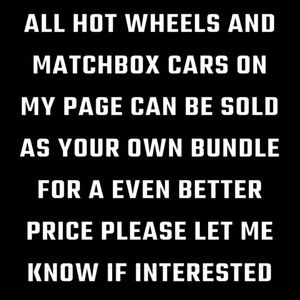 I can sell any Cars on my page in a bundle that you create.